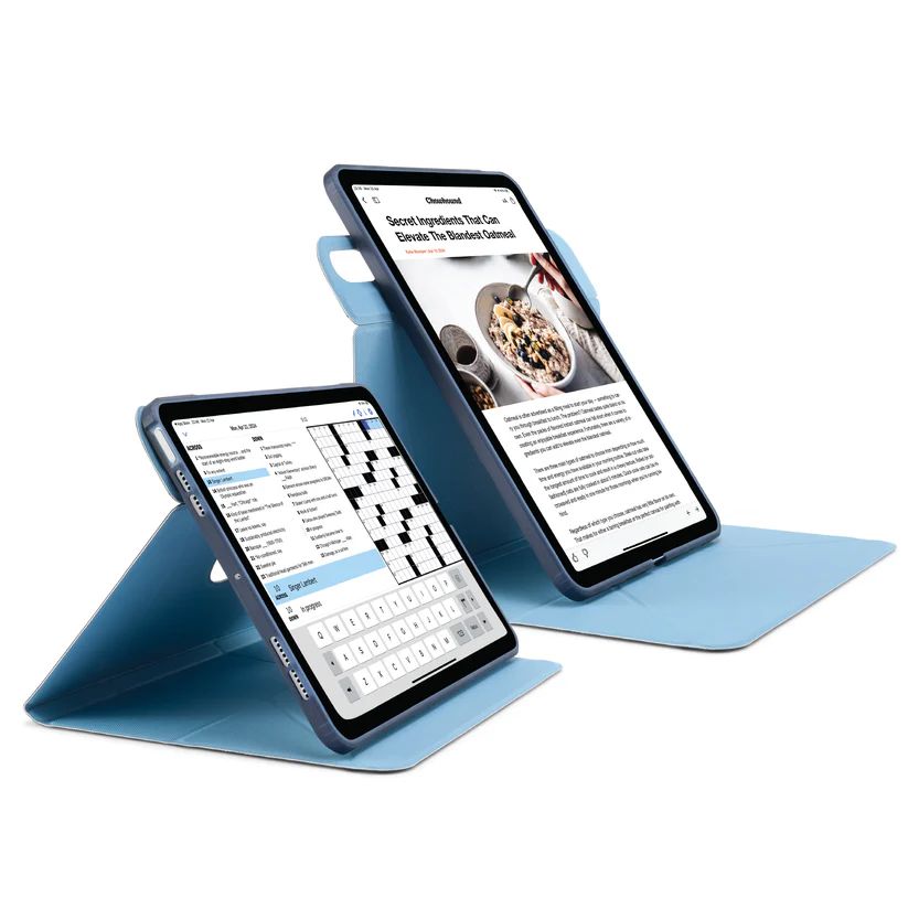 Pipetto Origami No6 Stand case iPad Air 11" (2024) / iPad Air 10.9" (2022/2020) Dark Blue