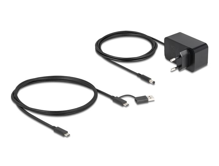 DeLock 7 Port USB Hub with 4 Ports 10 Gbps and 4 Fast Charging Ports with Switch and Illumination