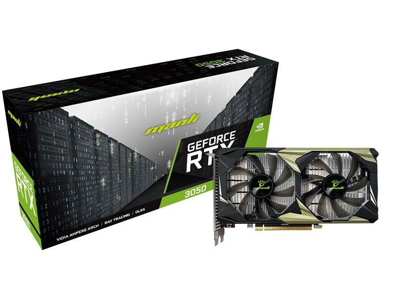 Manli GeForce RTX3050 6GB DDR6 Nebula Twin V2