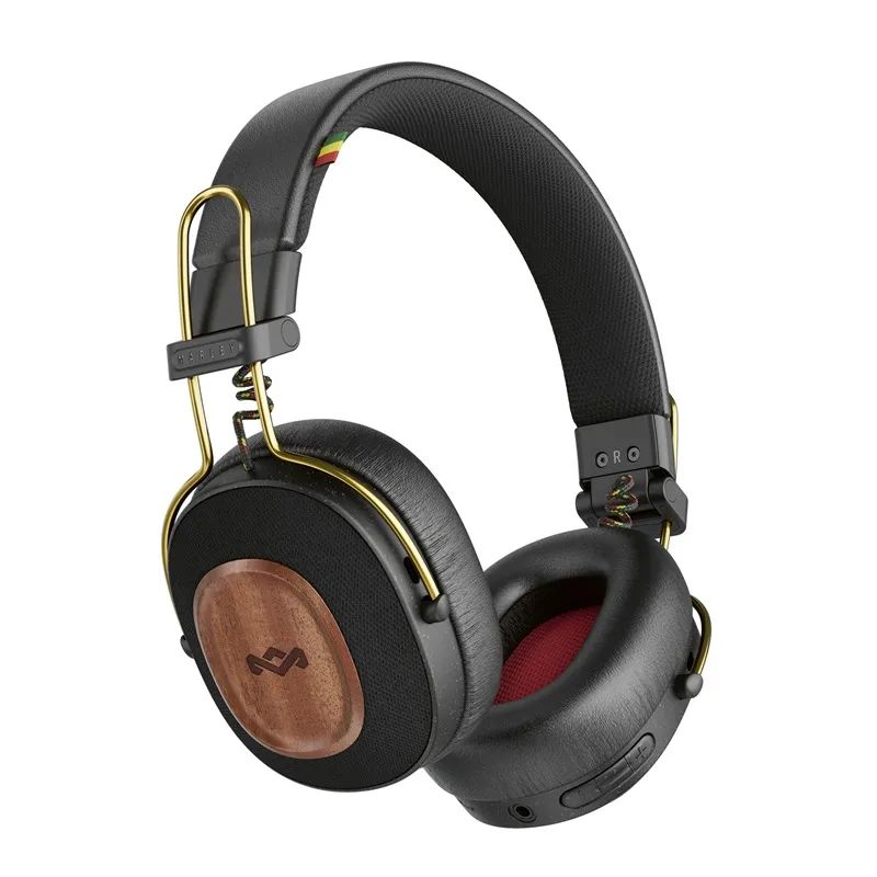Marley Positive Vibration Riddim Bluetooth Headset Rasta
