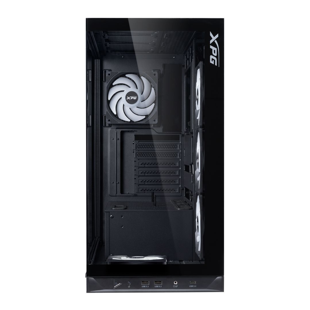 A-Data XPG Invader X BTF Tempered Glass Black