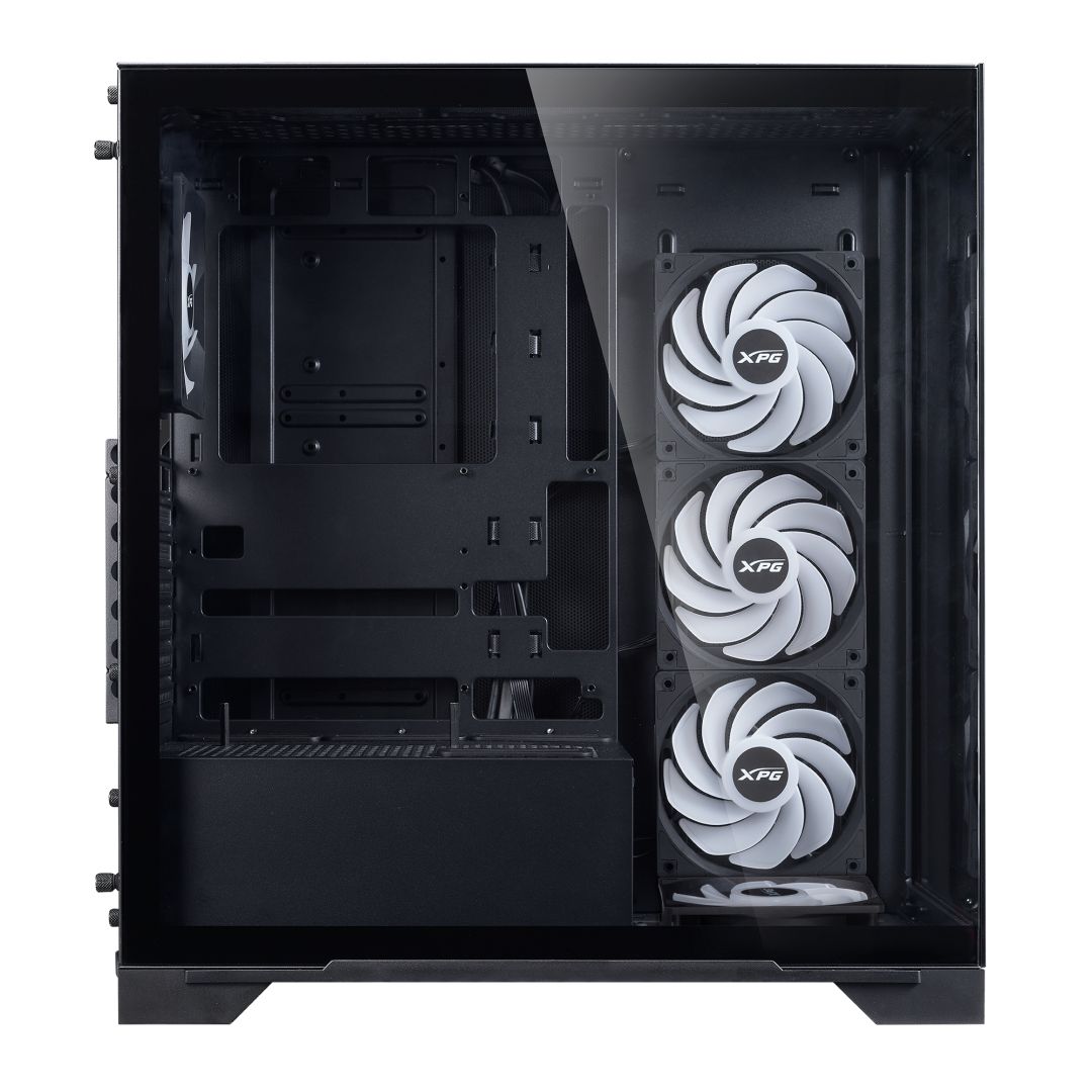 A-Data XPG Invader X BTF Tempered Glass Black