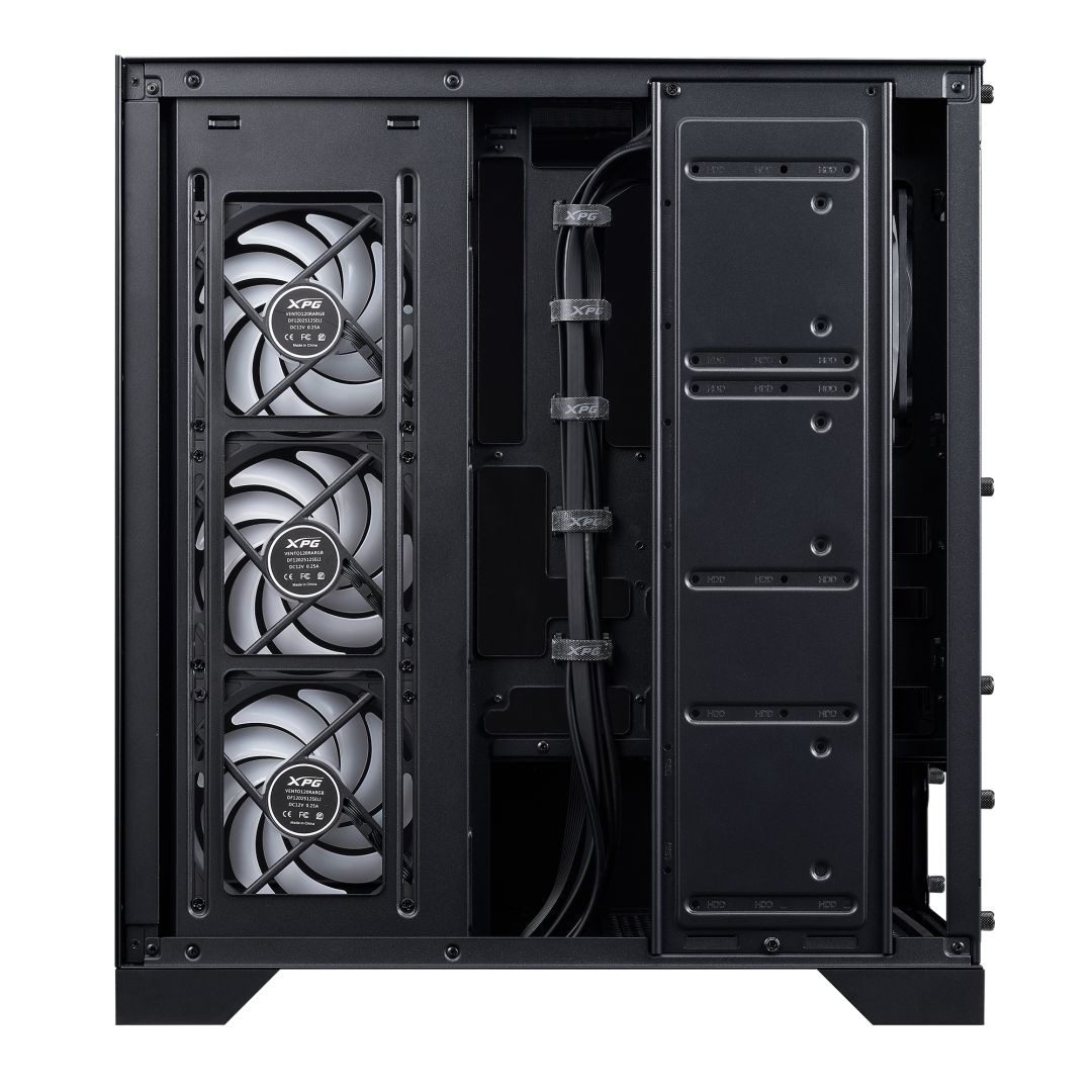 A-Data XPG Invader X BTF Tempered Glass Black