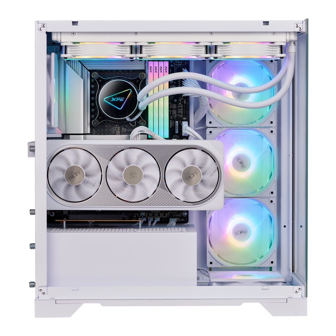 A-Data XPG Invader X Tempered Glass White