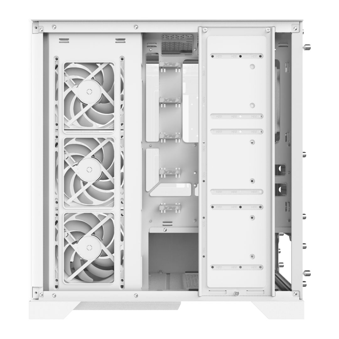 A-Data XPG Invader X Tempered Glass White