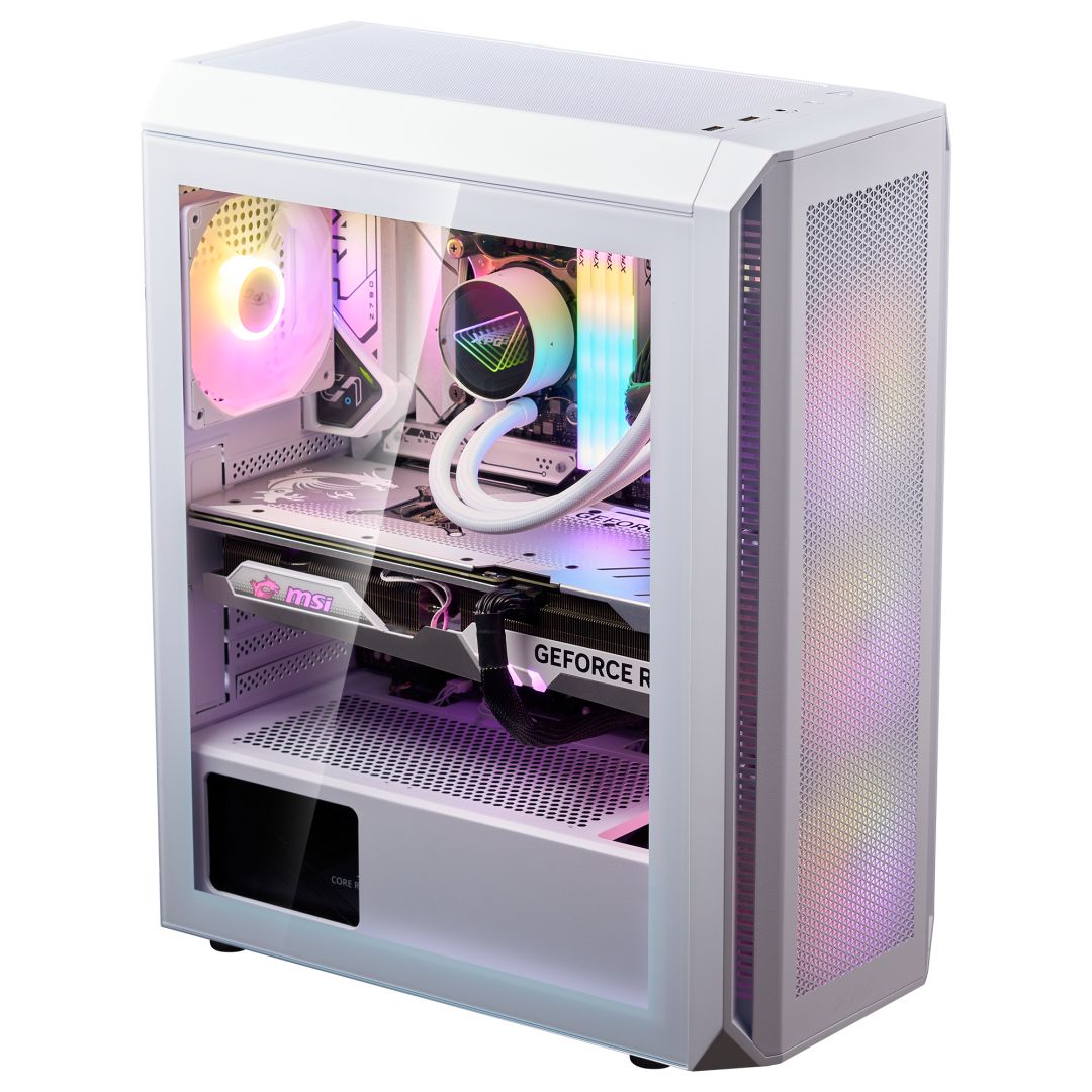 A-Data XPG Valor Air Plus Tempered Glass White