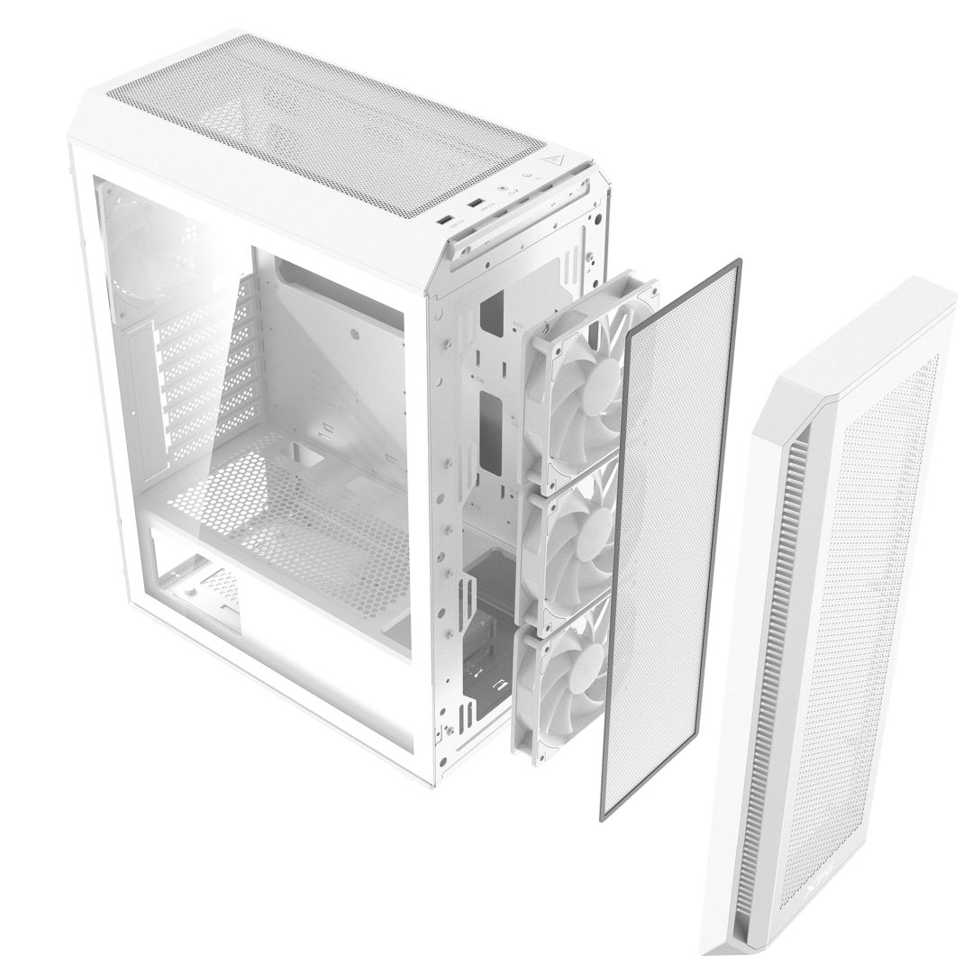 A-Data XPG Valor Air Plus Tempered Glass White