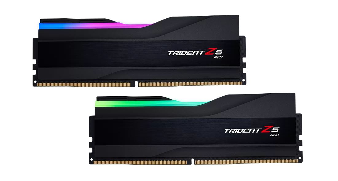 G.SKILL 64GB DDR5 6000MHz Kit(2x32GB) Trident Z5 RGB Matte Black