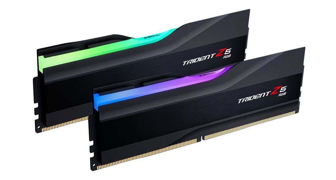 G.SKILL 64GB DDR5 6000MHz Kit(2x32GB) Trident Z5 RGB Matte Black