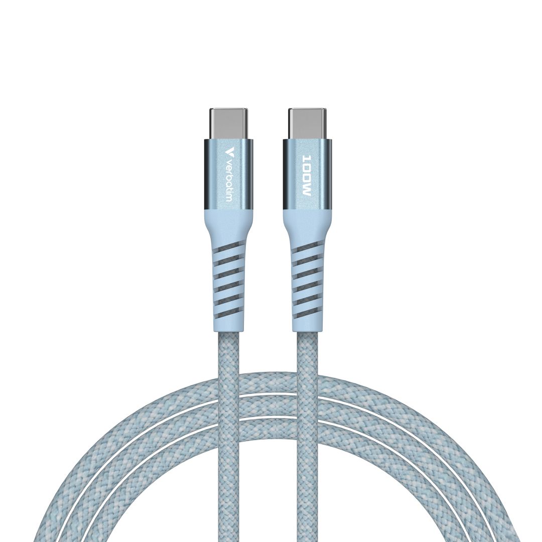 Verbatim Sync&Charge USB-C/USB-C 100W Magnetic cable 1,2m Blue