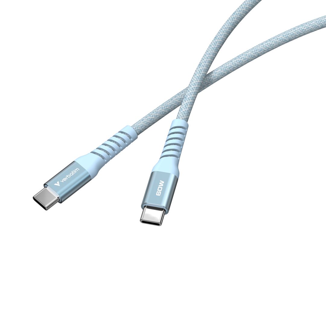 Verbatim Sync&Charge USB-C/USB-C 60W Magnetic cable 1,2m Blue