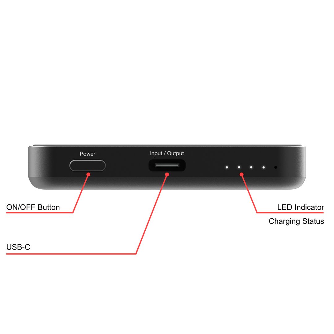 Verbatim Charge "n" Go Essentials 5000mAh PowerBank Black