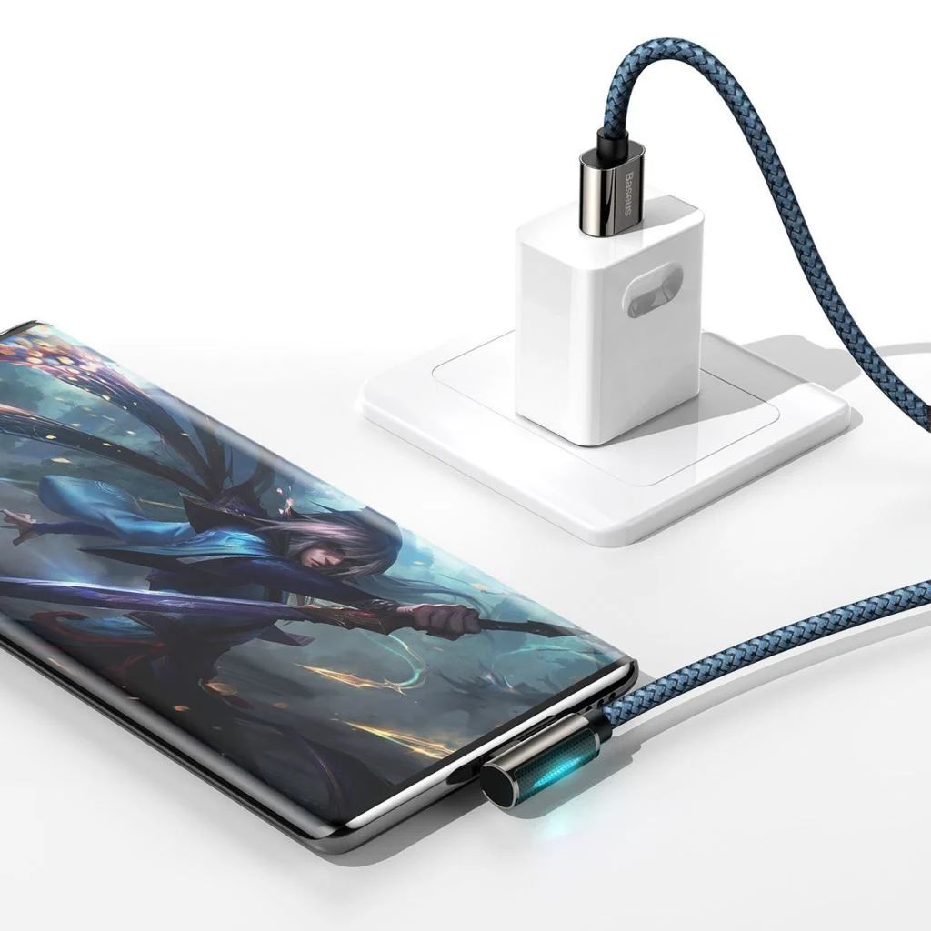 Baseus Legend Series USB-A - USB-C 66W Cable Blue