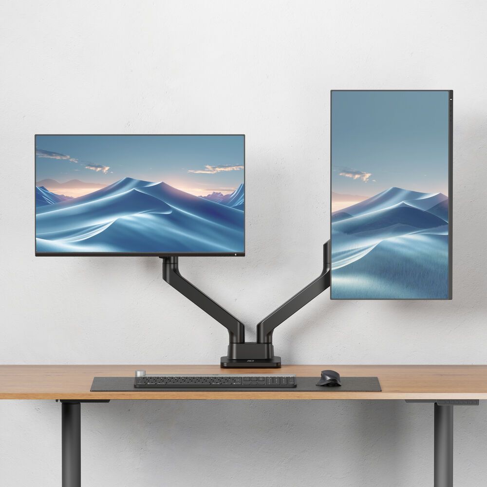 ACT AC8342 Dual Monitor Arm Office Premium with Gas Spring