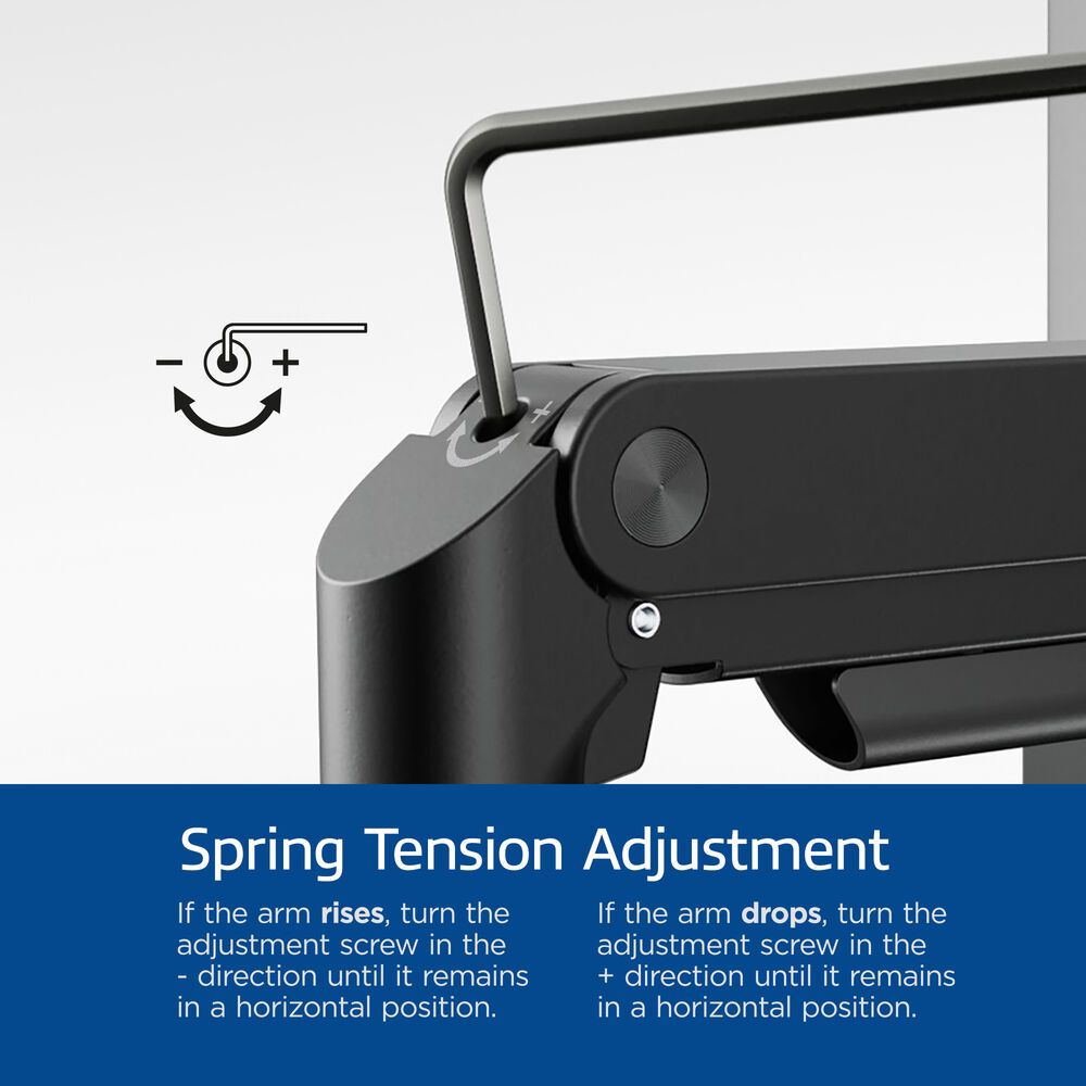 ACT AC8342 Dual Monitor Arm Office Premium with Gas Spring