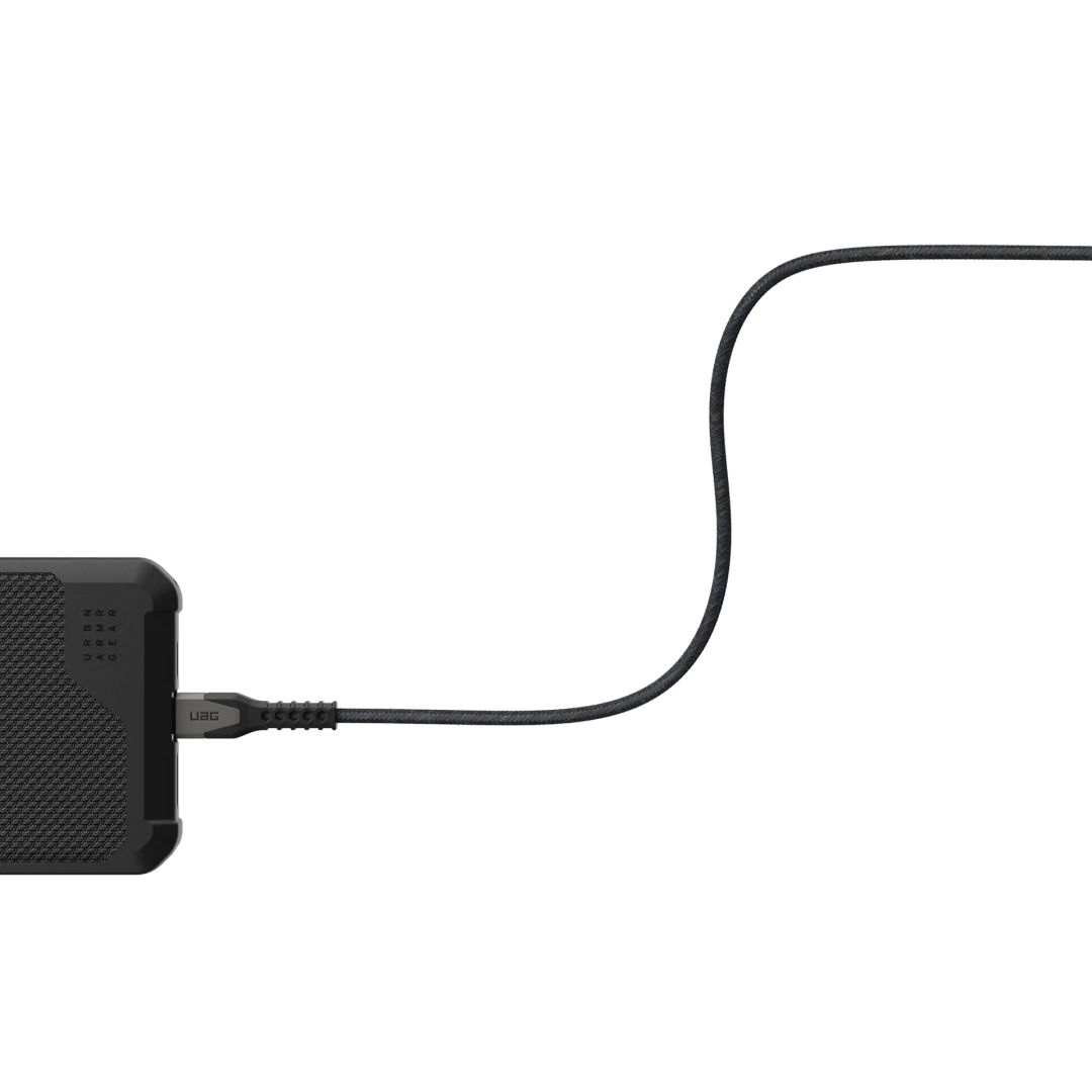 UAG Rugged Kevlar Cable USB-C - Lightning 1,5m Black/Grey