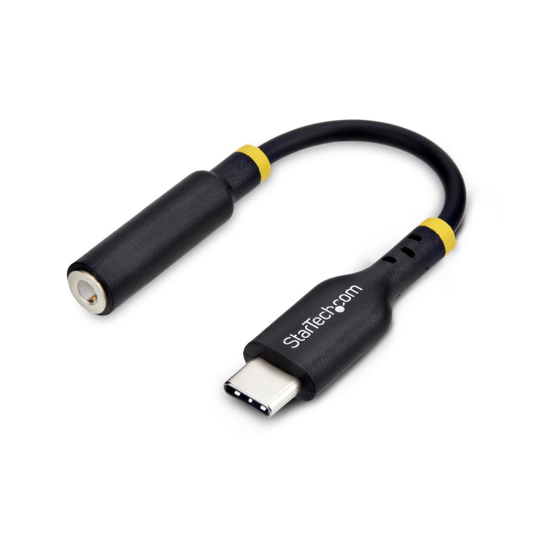 Startech USB-C to 3.5mm TRRS Headphone/Headset Jack Audio Adapter Black