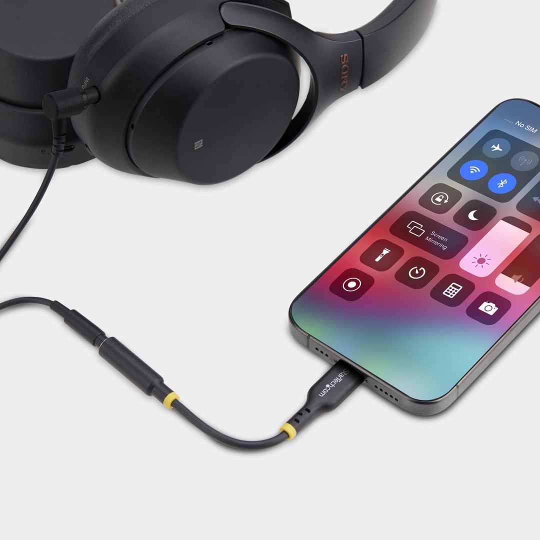 Startech USB-C to 3.5mm TRRS Headphone/Headset Jack Audio Adapter Black