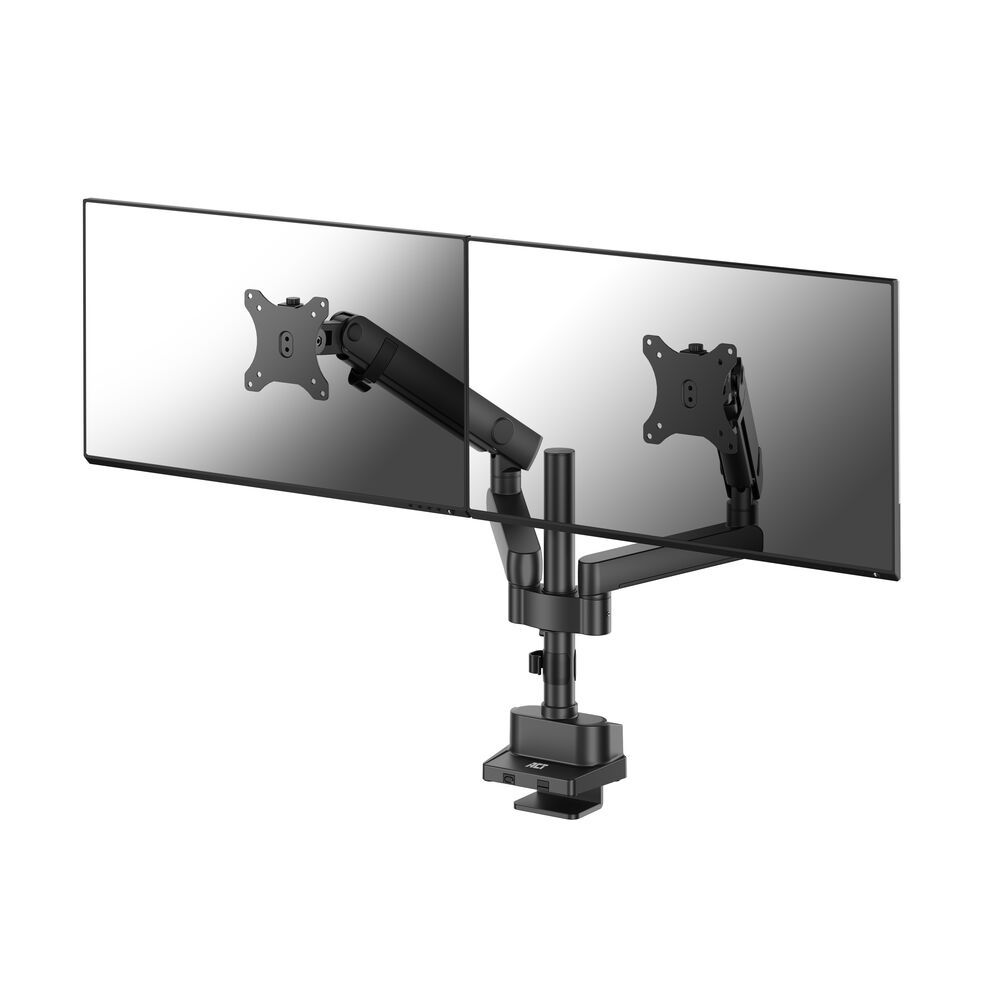 ACT AC8328 Dual monitor arm office solid pro, with mechanical spring