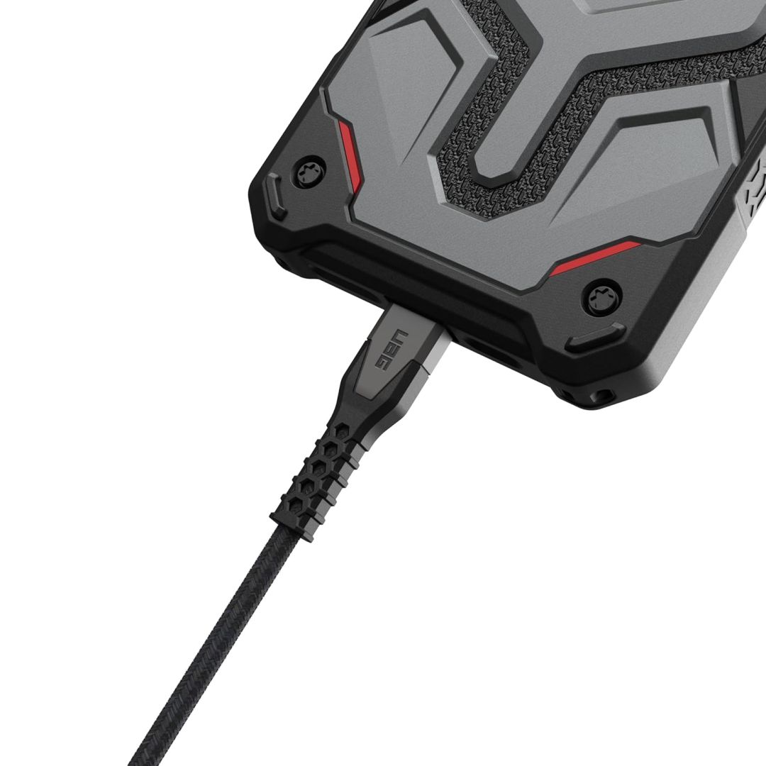 UAG Rugged Kevlar Cable USB-C - USB-C 1,5m Black/Grey