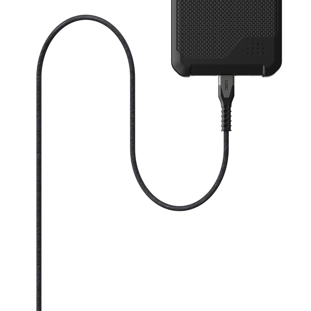 UAG Rugged Kevlar Cable USB-C - USB-C 1,5m Black/Grey