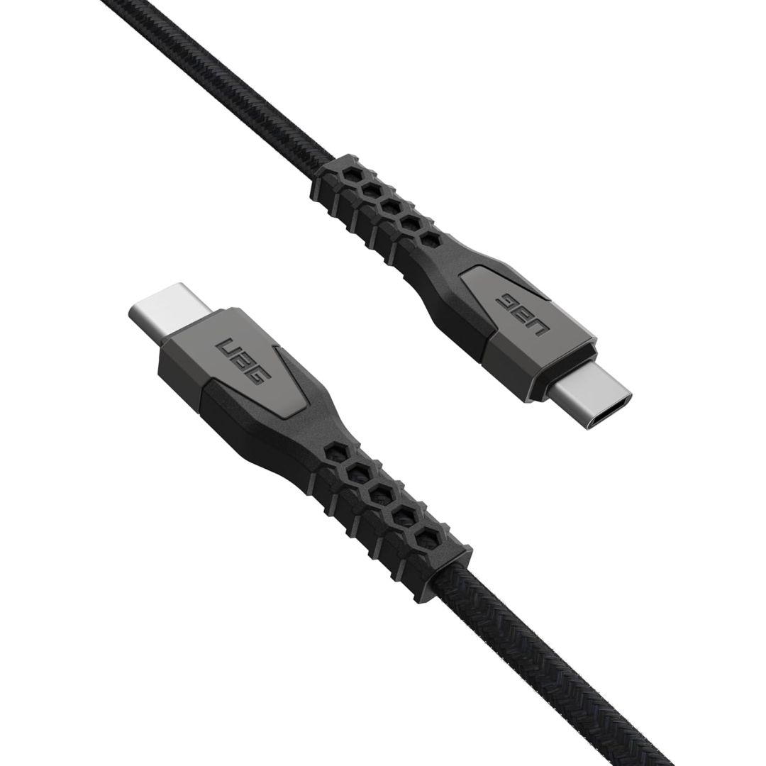 UAG Rugged Kevlar Cable USB-C - USB-C 1,5m Black/Grey