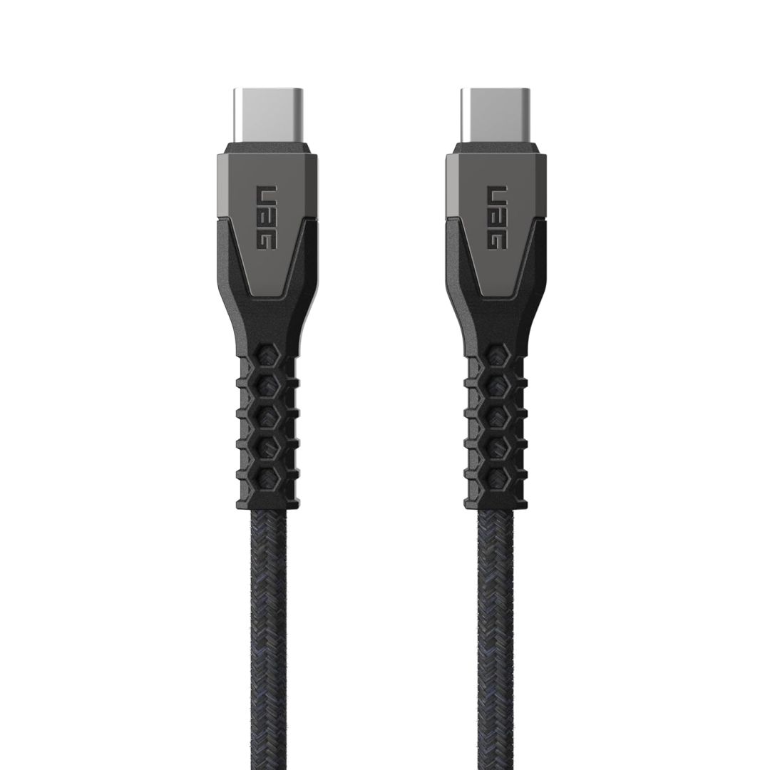 UAG Rugged Kevlar Cable USB-C - USB-C 1,5m Black/Grey