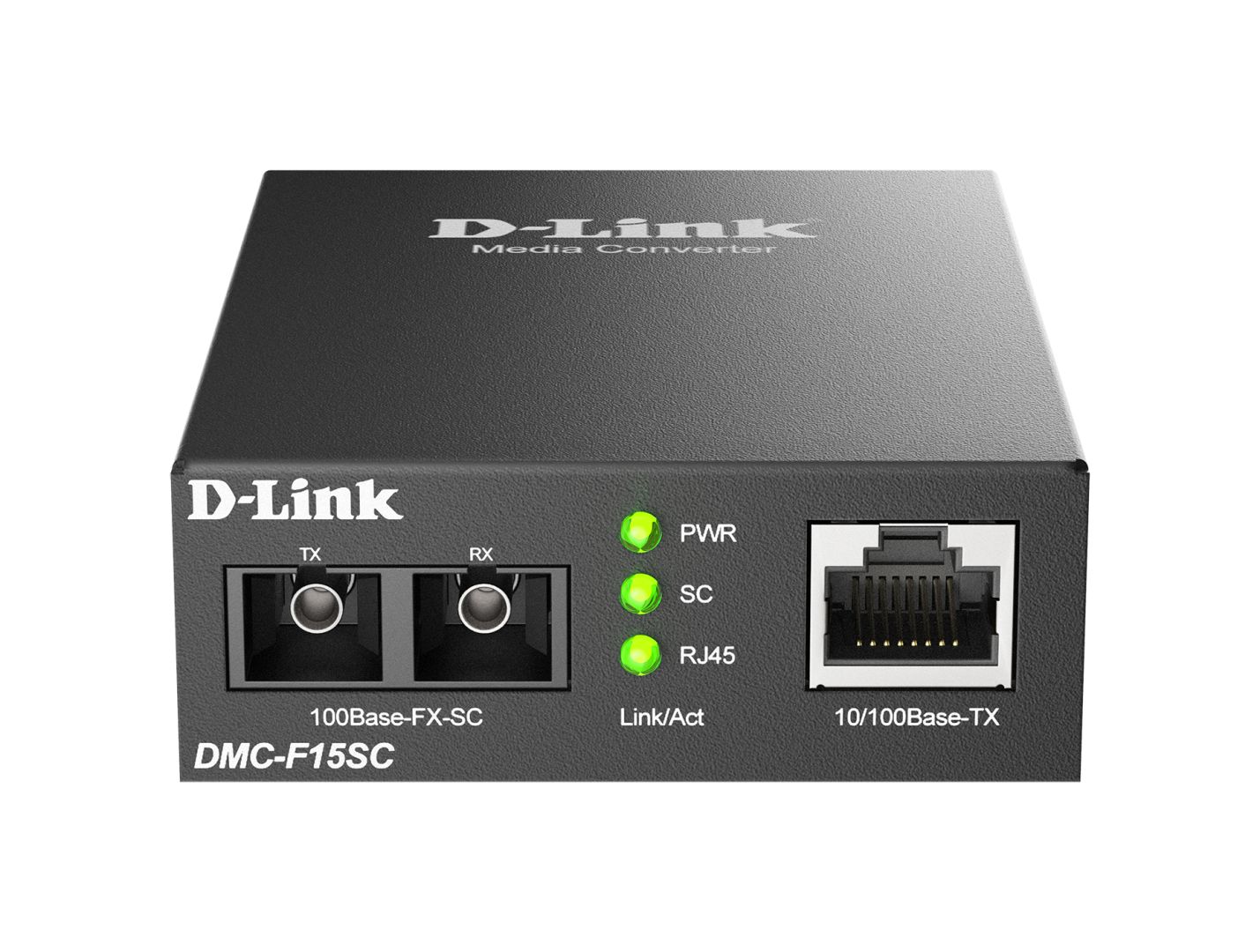 D-Link DMC-F15SC 10/100Base-TX to 100Base-FX SC Single-Mode Media Converter (15 km)