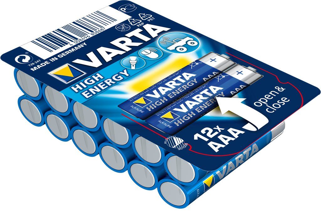 Varta AAA Alkáli Elem 12db/csomag