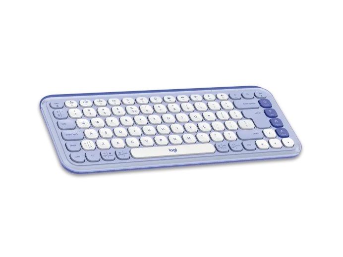 Logitech Pop Icon Wireless Keyboard Combo Lilac/Off White US