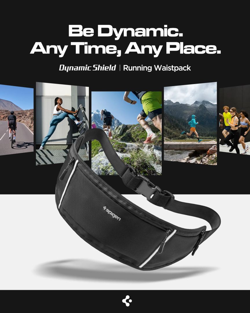 Spigen Dynamic Shield Waist Bag A710 Black