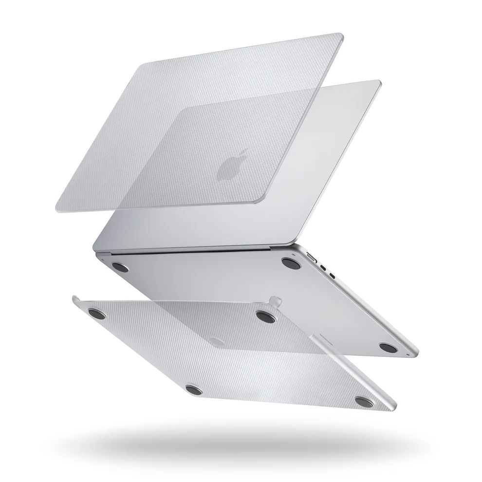 Pipetto Hardshell Dots Case MacBook Air 15" (M2,2023; M3,2024) Frosted Clear