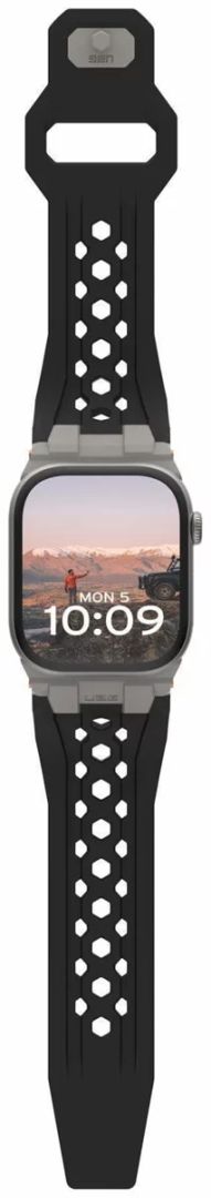 UAG Monarch Strap Apple Watch 49mm/46mm/45mm/44mm/42mm Black/Titanium
