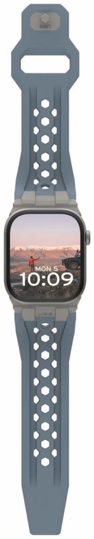 UAG Monarch Strap Apple Watch 49mm/45mm/44mm/42mm Cloud blue/Titanium