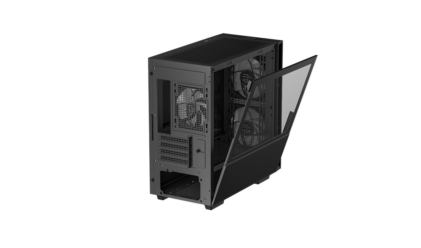 DeepCool CH360 Tempered Glass Black