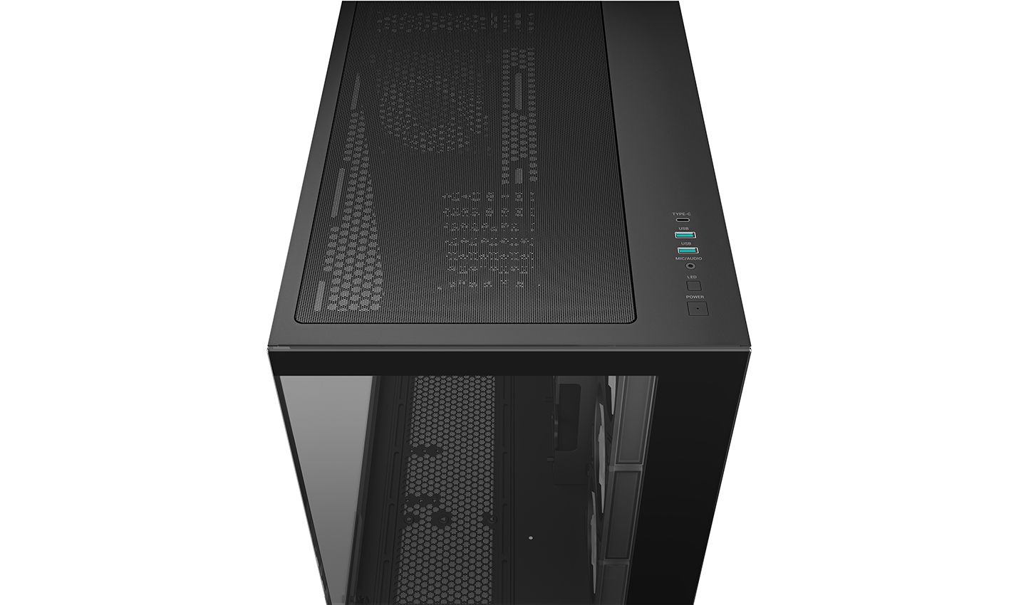 DeepCool CG530 F4 Tempered Glass Black