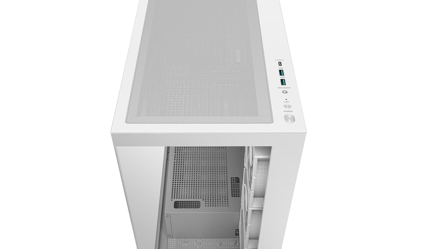 DeepCool CG580 4F WH Tempered Glass White
