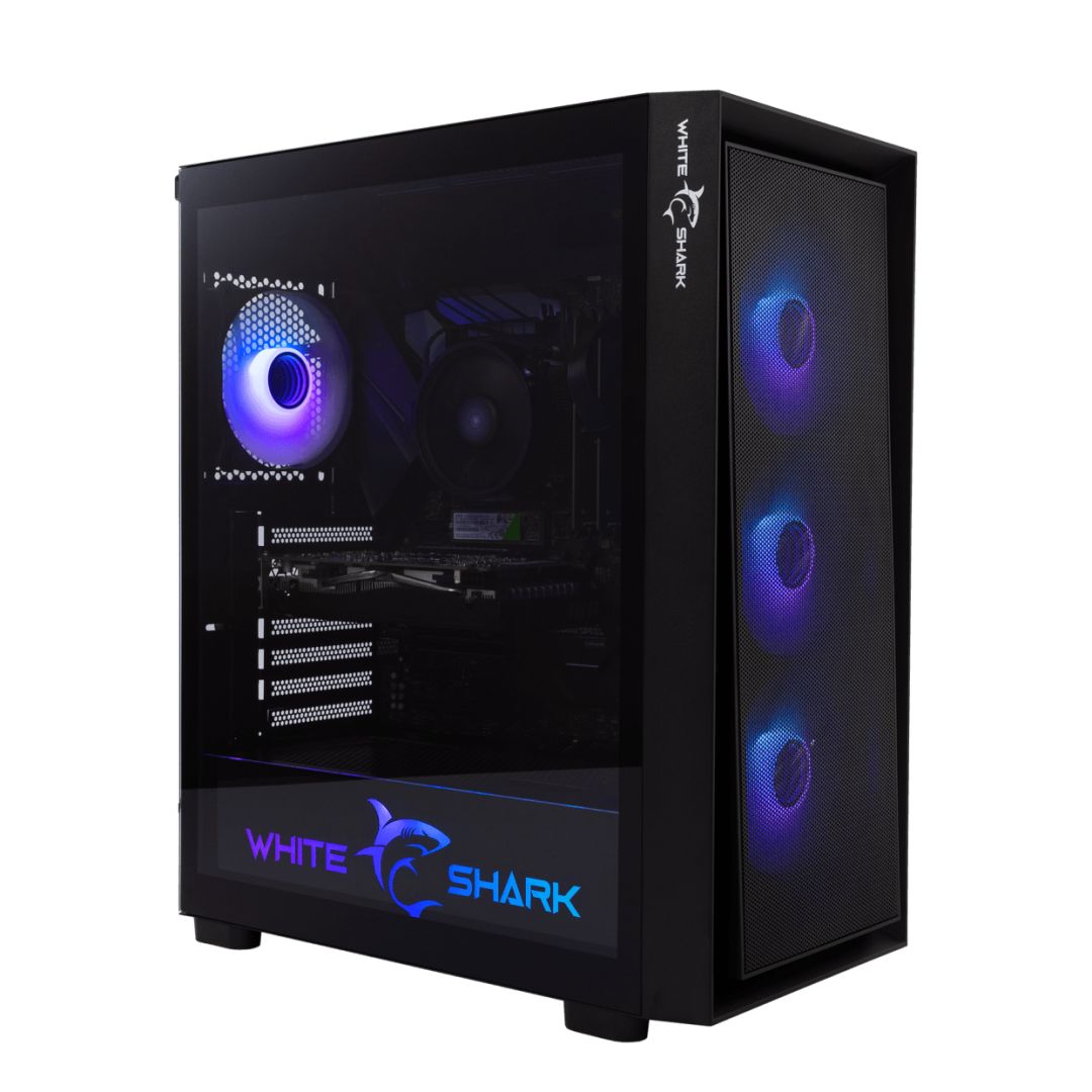 White Shark Warhead 3 Tempered Glass Black