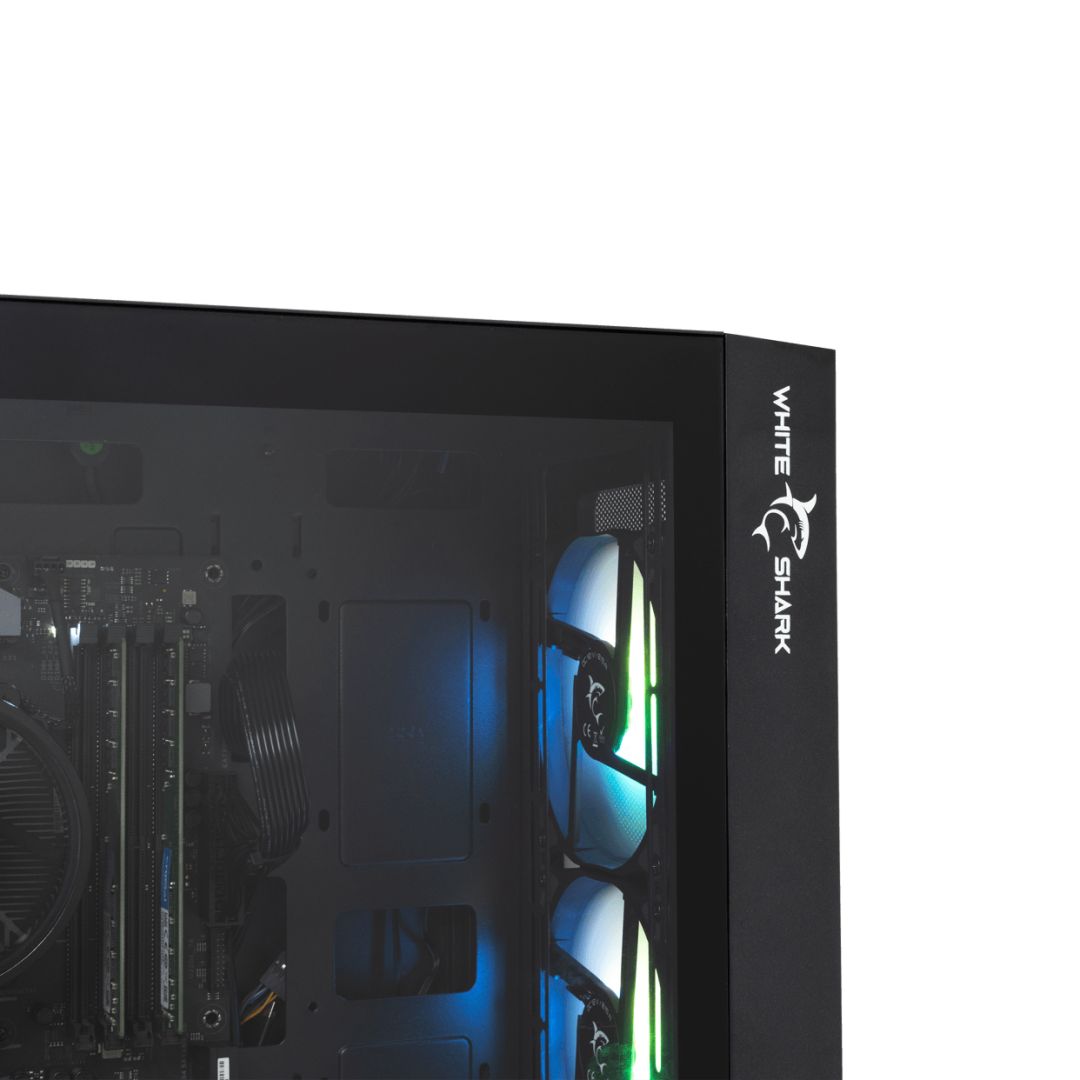White Shark Warhead 3 Tempered Glass Black
