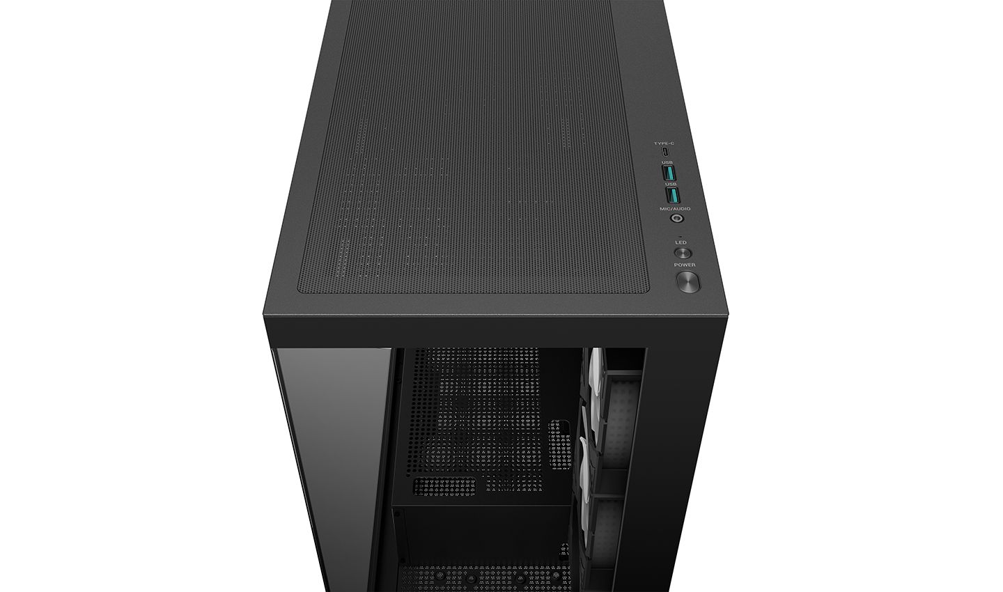 DeepCool CG580 4F Tempered Glass Black