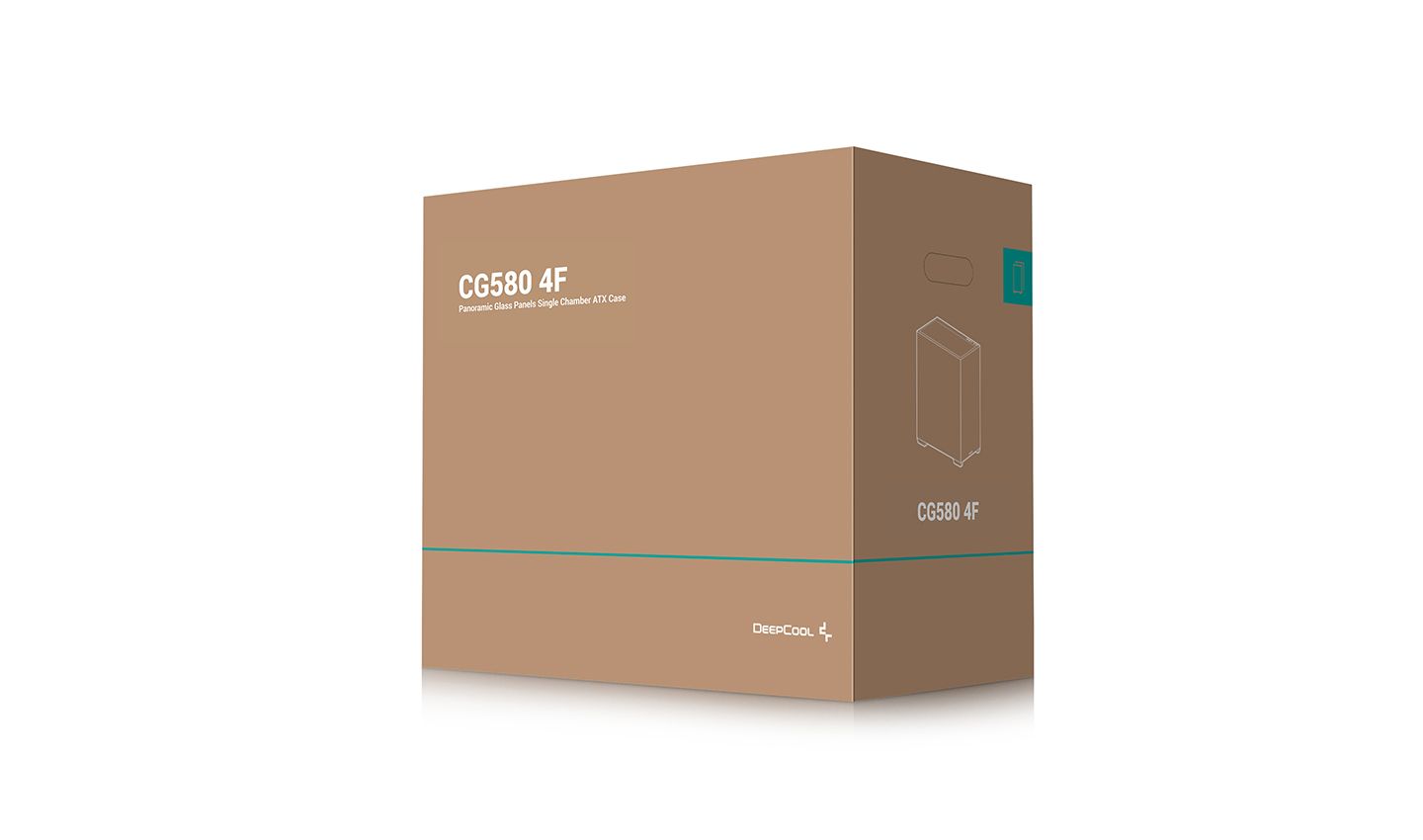 DeepCool CG580 4F Tempered Glass Black