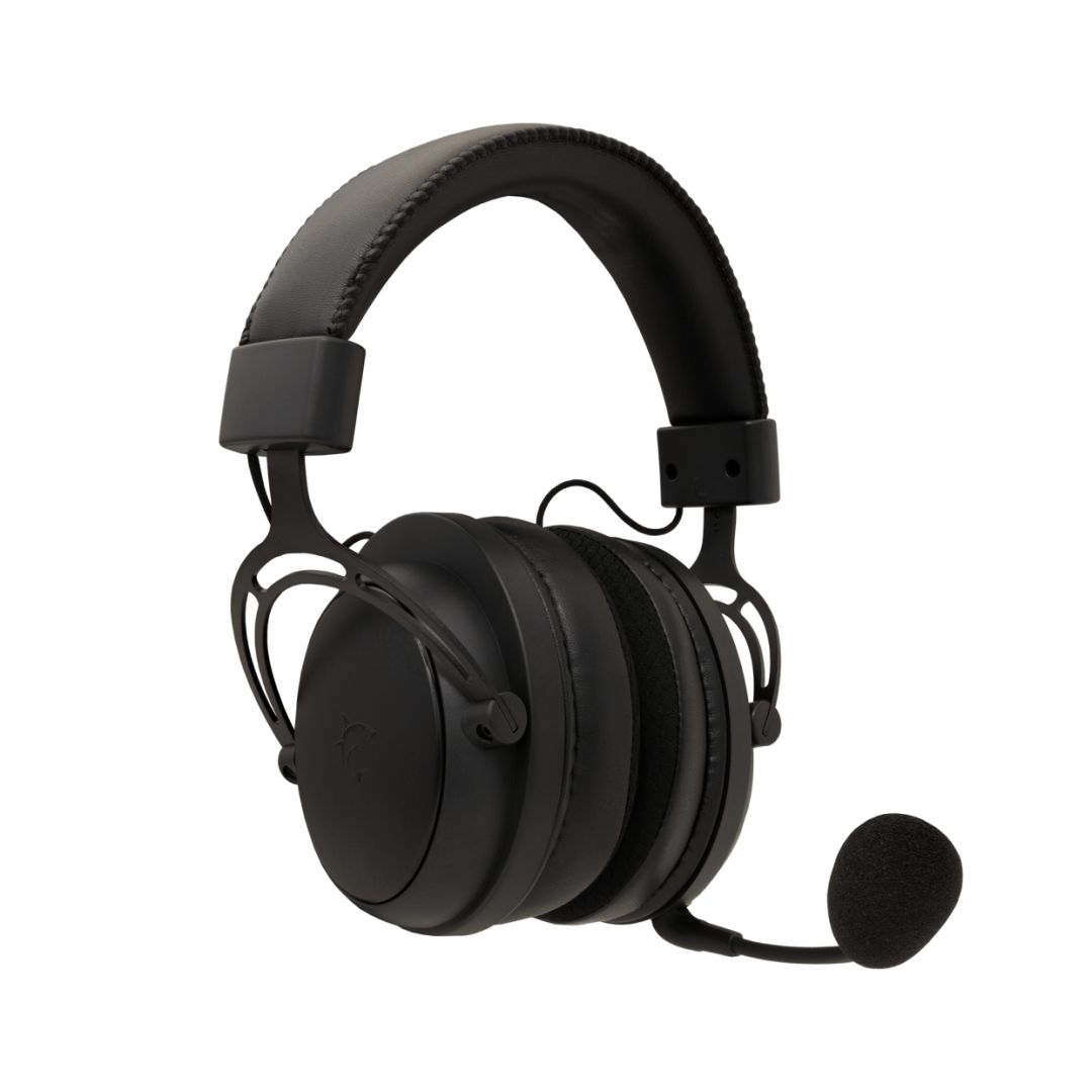 White Shark Gorilla Pro Wireless Bluetooth Gaming Headset Black