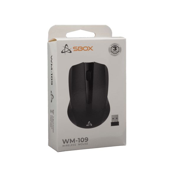 SBOX WM-109 Wireless mouse Black