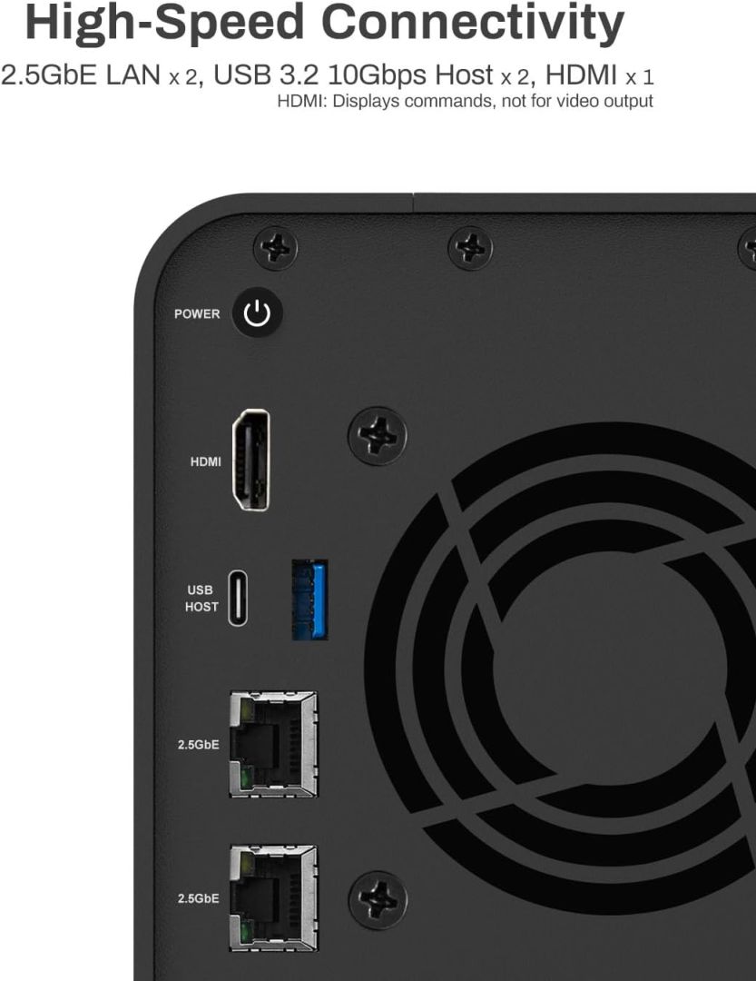 TerraMaster NAS F2-424 (8GB) (2xHDD + 2xM.2 SSD)