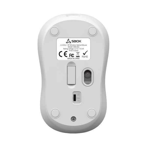 SBOX WM-602 Wireless Bluetooth Mouse White