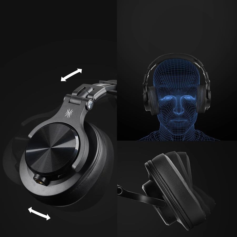 OneOdio Fusion A70 Bluetooth Headset Sky Black