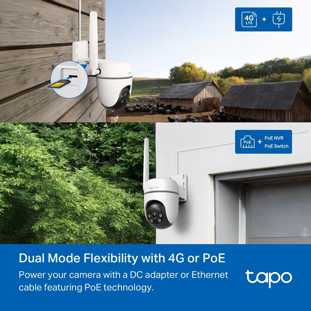 TP-Link TC40GW Outdoor Pan/Tilt 4G LTE Camera