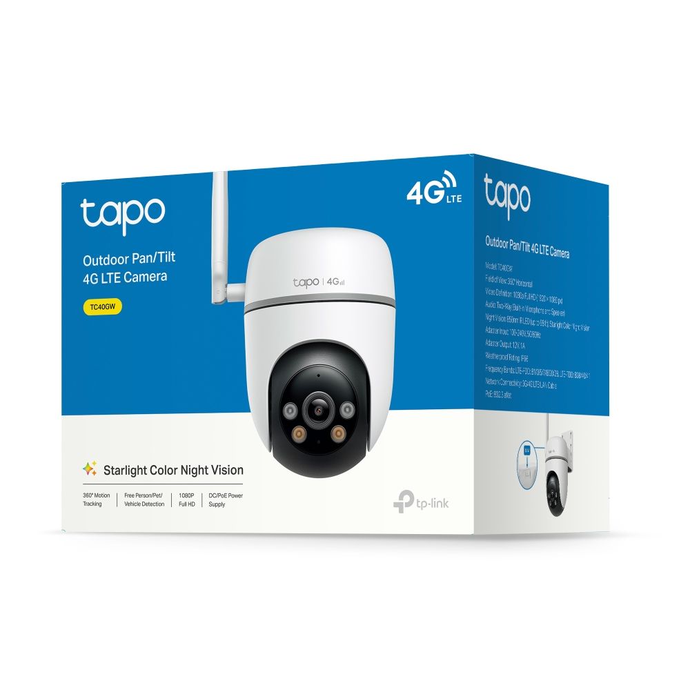 TP-Link TC40GW Outdoor Pan/Tilt 4G LTE Camera