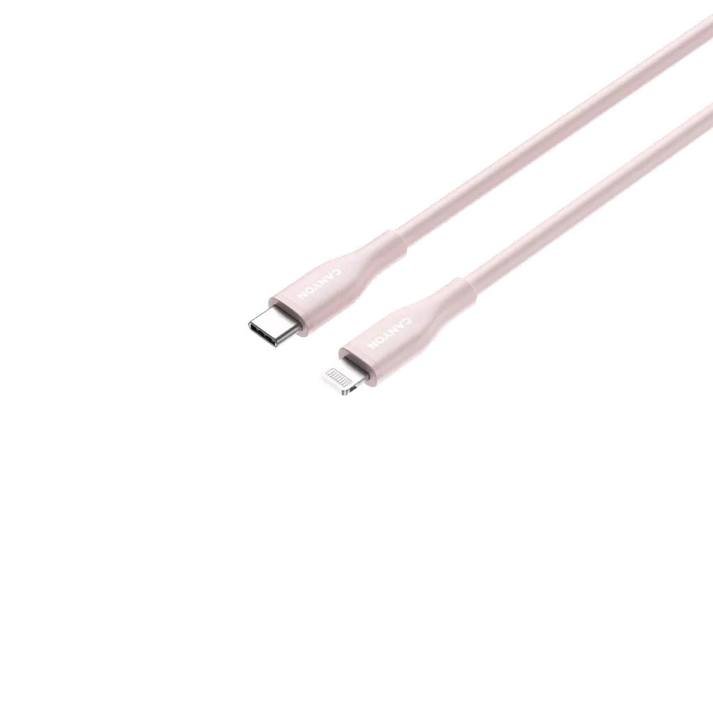Canyon CNS-CLNM60SC10PS USB-C to Lightning 60W cable 1m Pink
