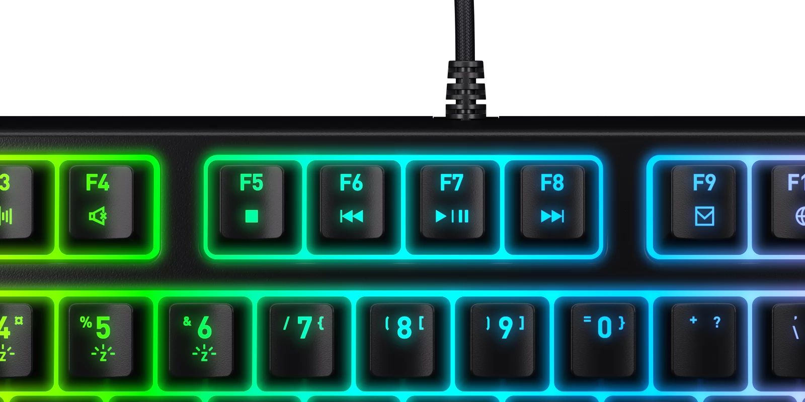 Cherry XTRFY K4V2 Mechanical Gaming RGB Keyboard Black US